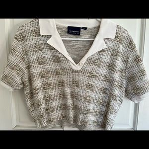 Cropped Patterned Shirt